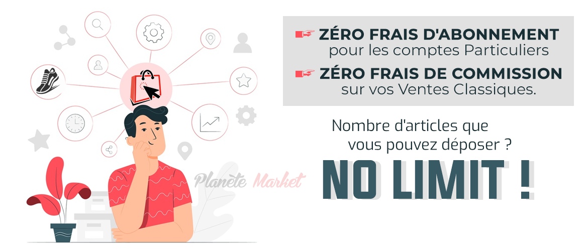 Zéro Frais d'Abonnement et de Commission pour les comptes Particuliers