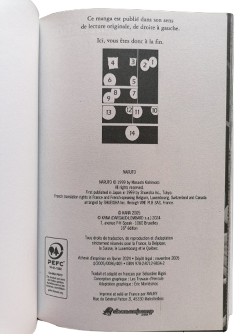 Naruto Tome 20 – Manga Version Française – Neuf