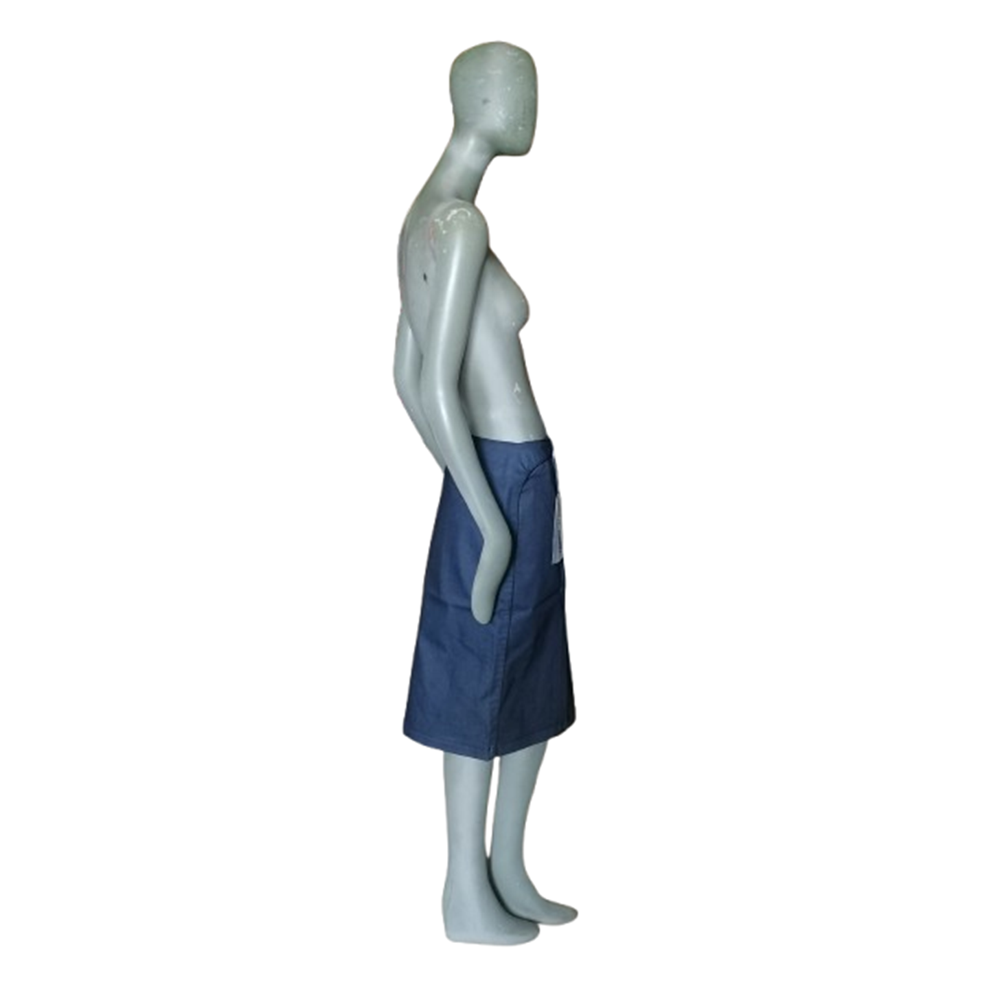 Jupe Crayon Archive Cerruti Jeans Deadstock Effet Enduit