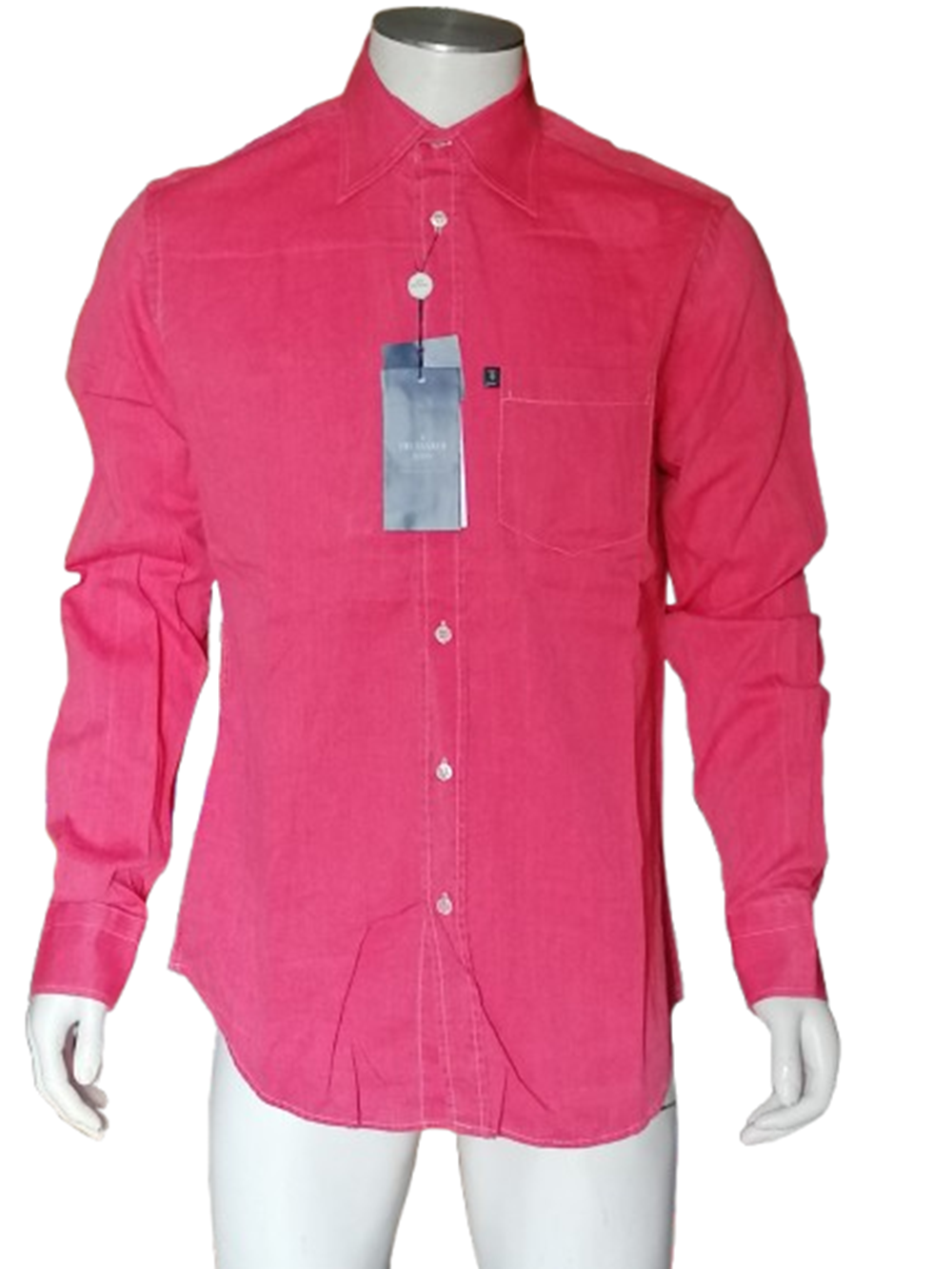 Chemise Trussardi Jeans rose vintage deadstock