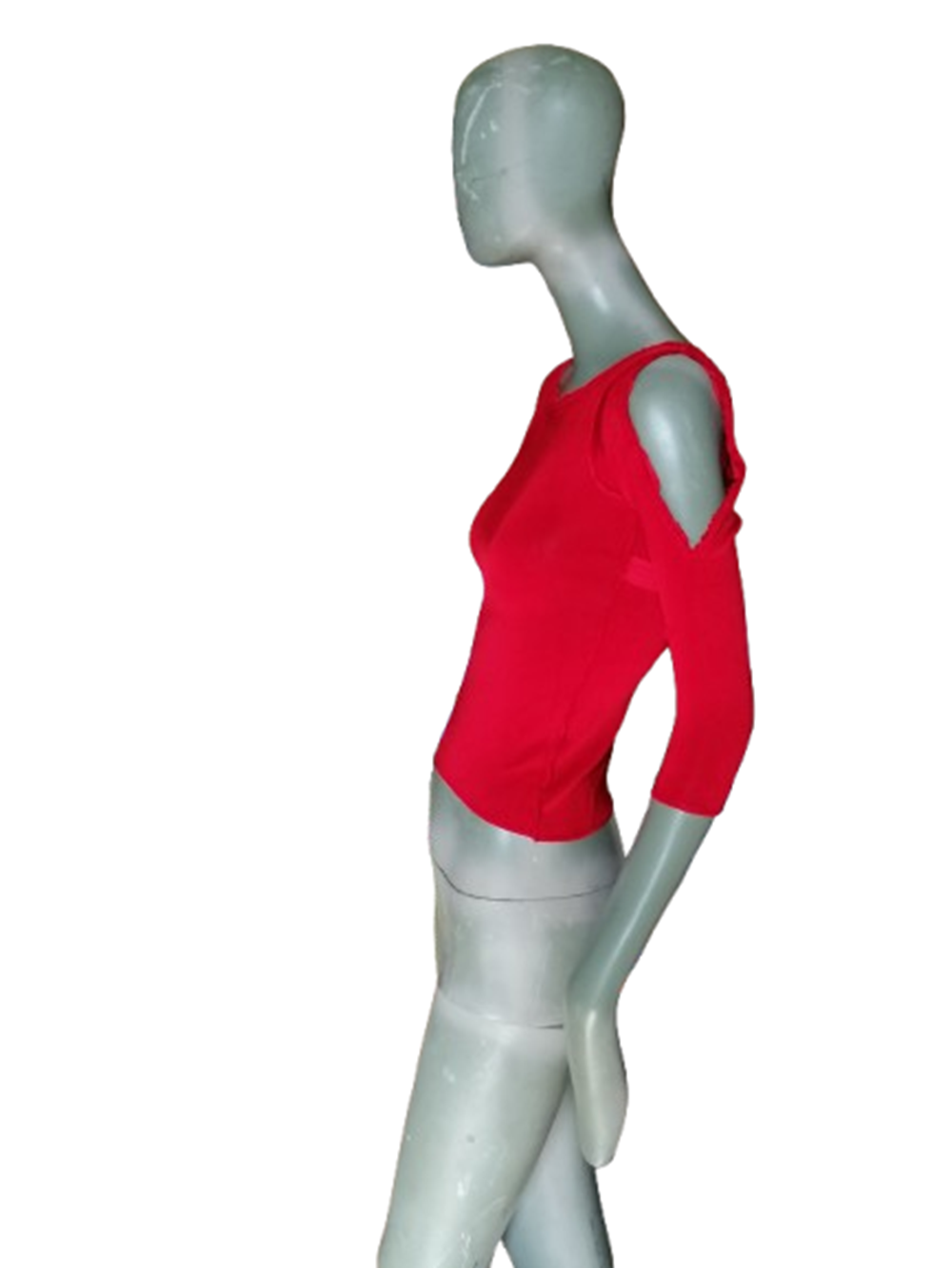 Twin-Set by Light Force Top Y2K Rouge Deadstock Made in Italy
