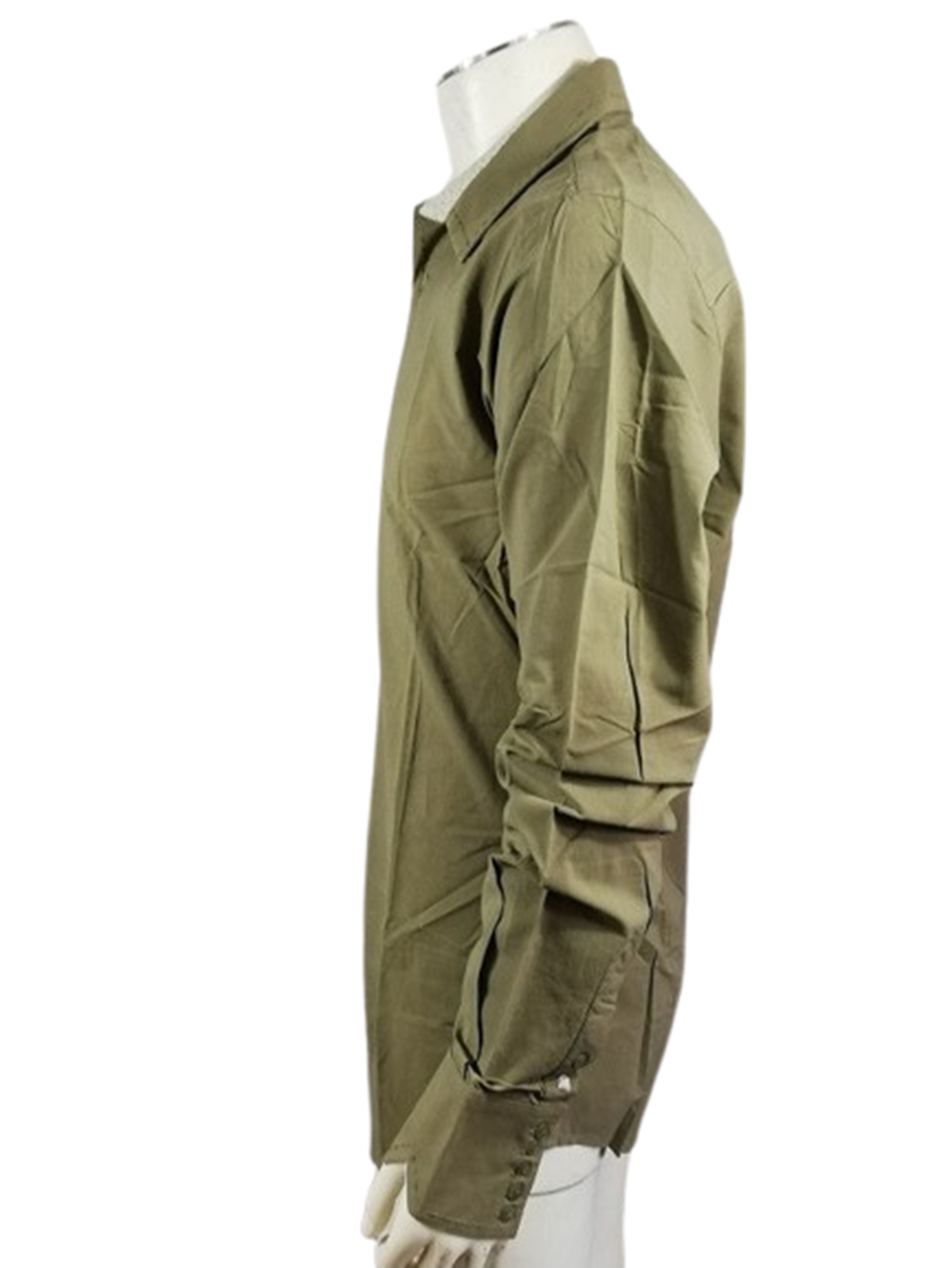 Chemise homme SOURNOI[Z] – Loan, kaki, créateur français