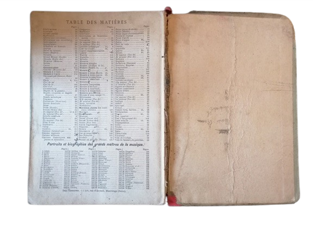 Livre de Musique de Claude Augé – Édition scolaire Larousse 1910–1920