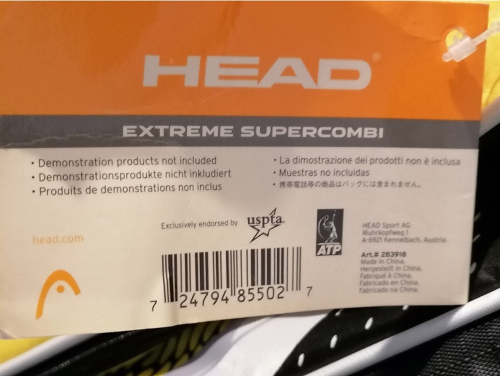 HEAD Extreme Supercombi 9R Vintage Années 2000 – Deadstock Neuf avec Étiquettes