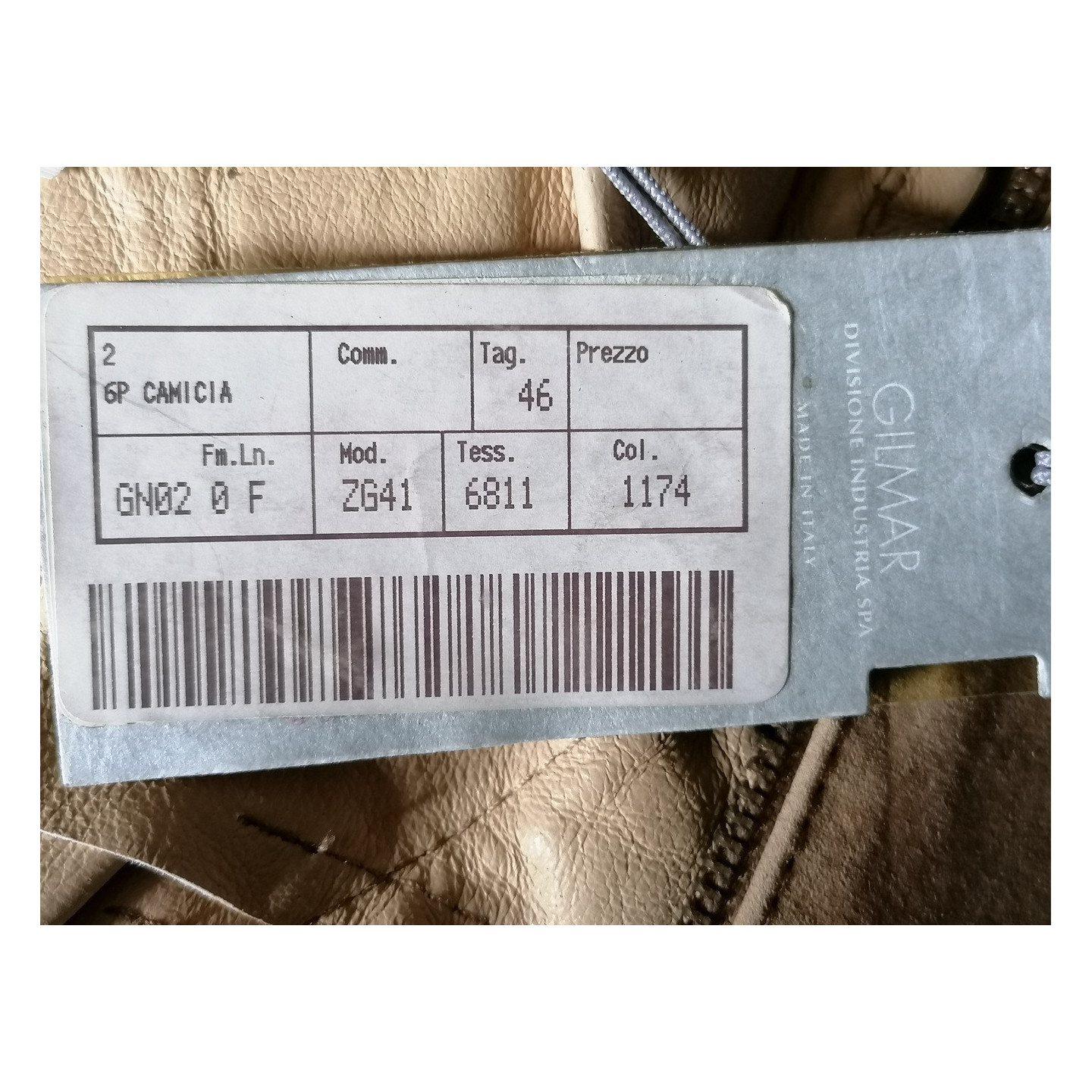 Bustier Archive Ice Jeans by Iceberg Cuir Deadstock Made in Italy