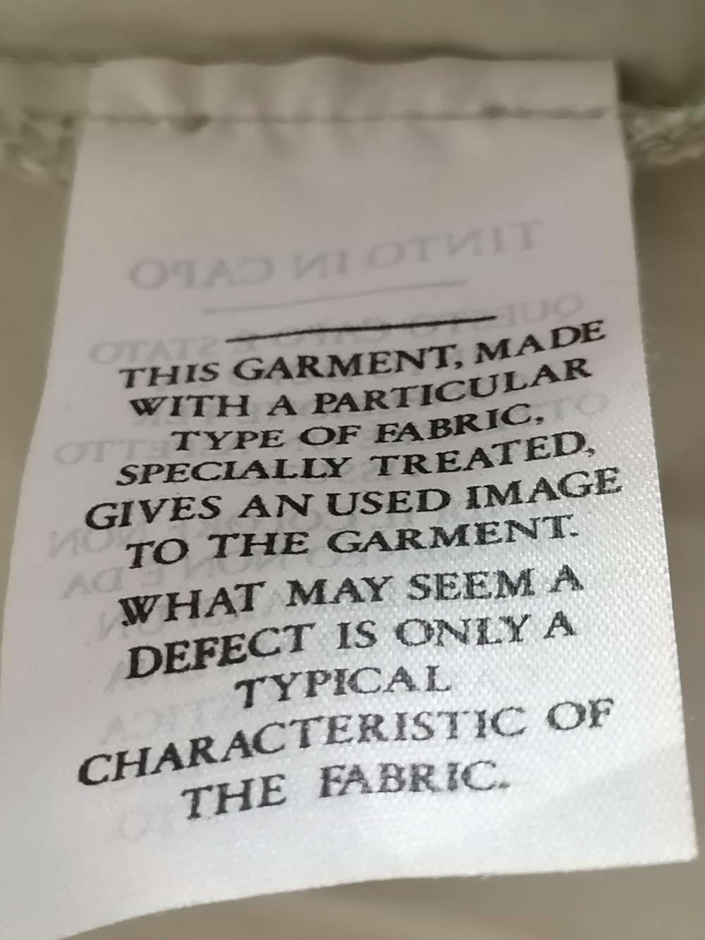 Henry Cotton's Chemise Sans Manches Deadstock Made in Italy