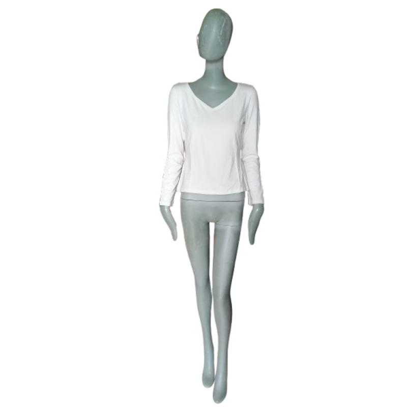 OPPIO Made in Italy – Haut col V blanc premium neuf NOS