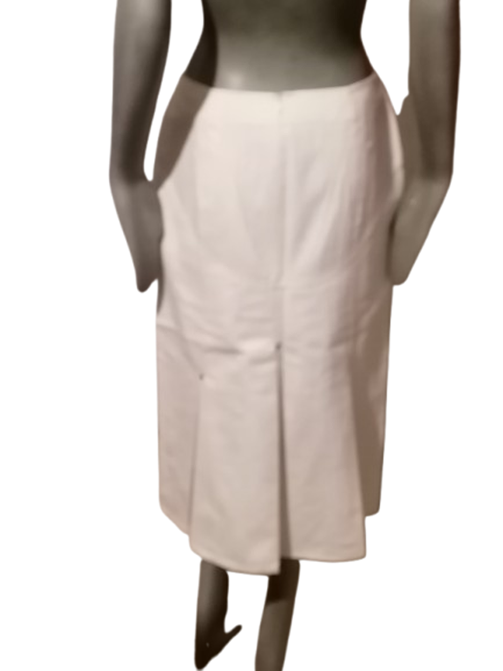 Jupe midi Valentino Roma vintage archive coton blanc