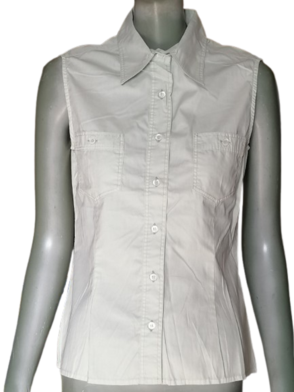 Henry Cotton's Chemise Sans Manches Deadstock Made in Italy