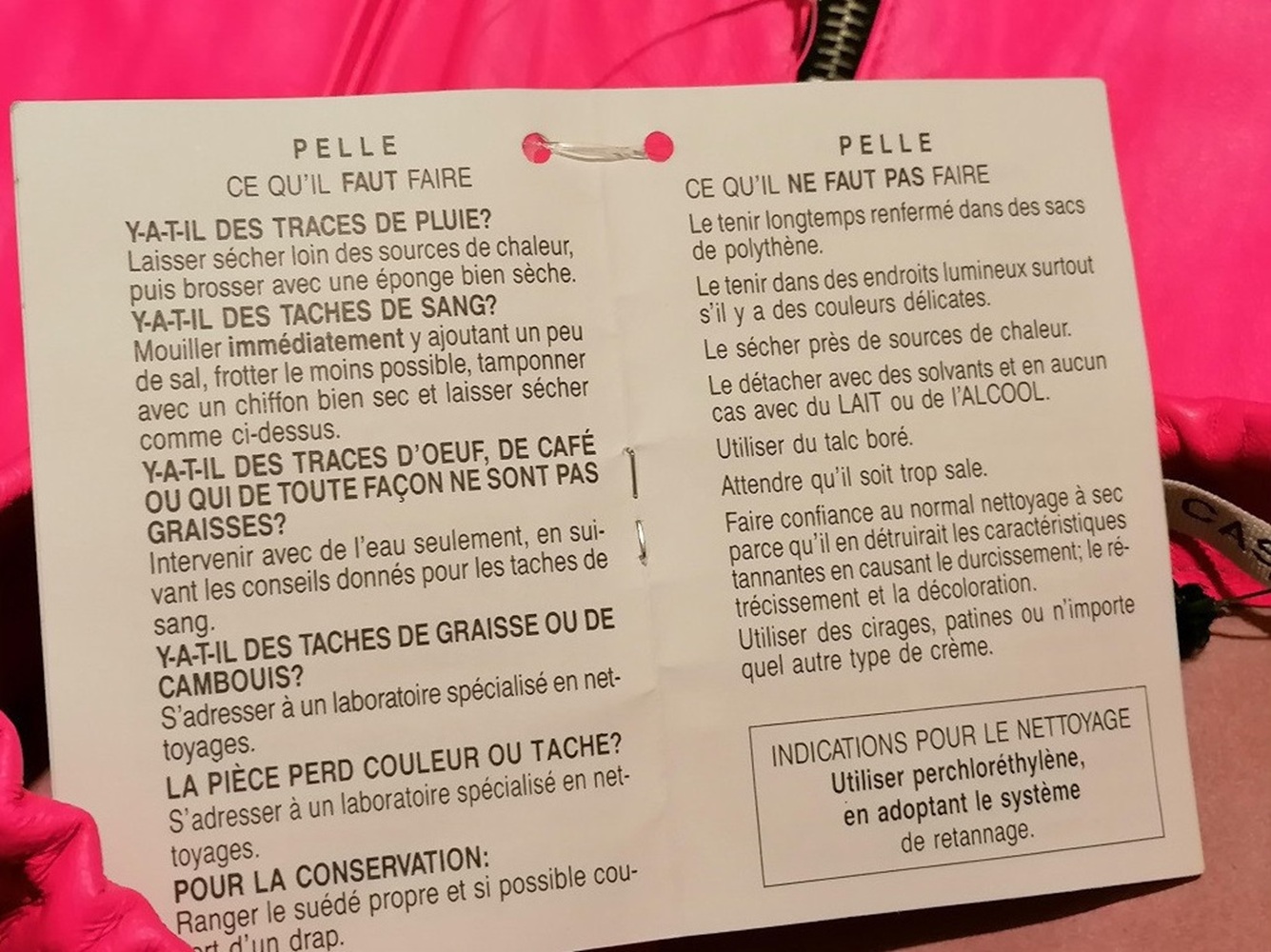 Jupe JC de Castelbajac Vintage en Cuir Rose Fuchsia – Collector