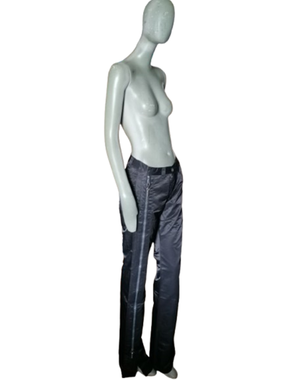 Bikkembergs Pantalon Archive 2003 Zip Latéral Noir