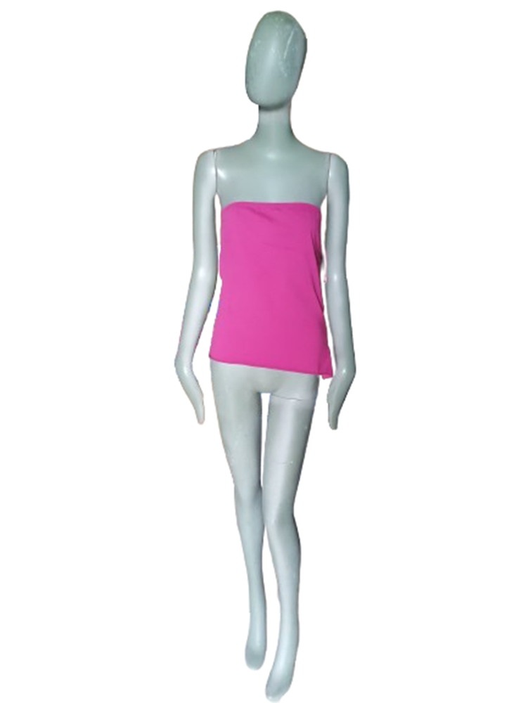 Top Bandeau Collection Privée Deadstock Y2K Fuchsia & Cuir