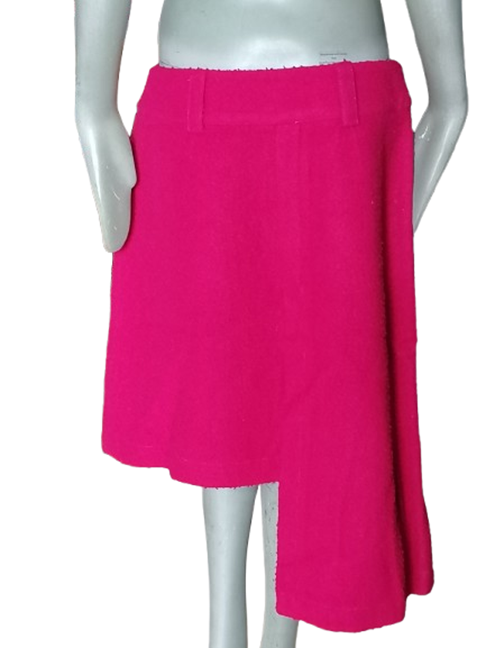 HACHE Archive Deadstock – Jupe asymétrique 100 % laine vierge