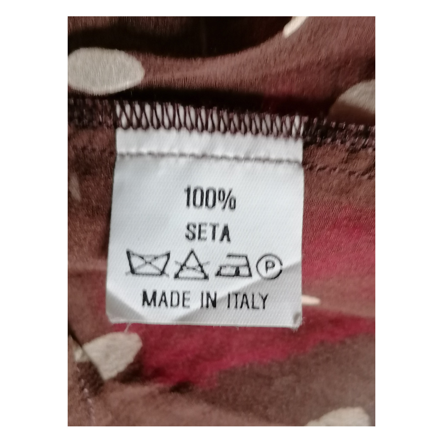Haut Coast Archive 100 % Soie – Made in Italy – Deadstock
