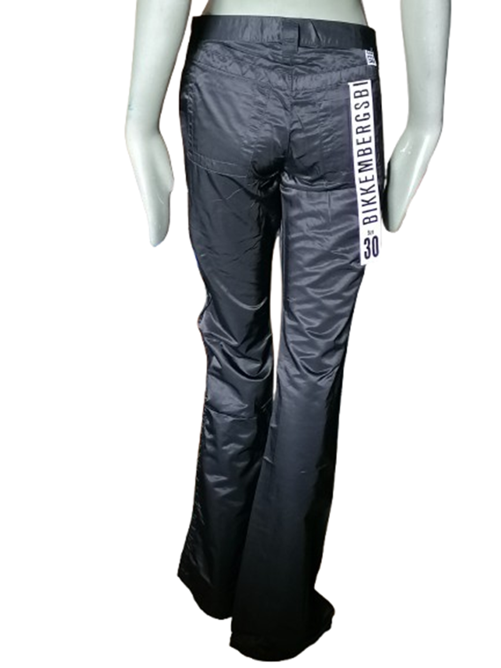 Bikkembergs Pantalon Archive 2003 Zip Latéral Noir