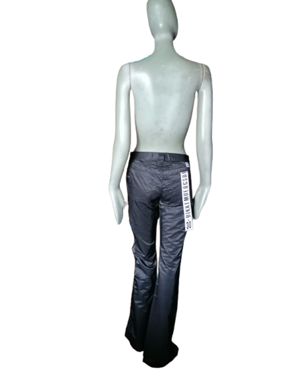 Bikkembergs Pantalon Archive 2003 Zip Latéral Noir