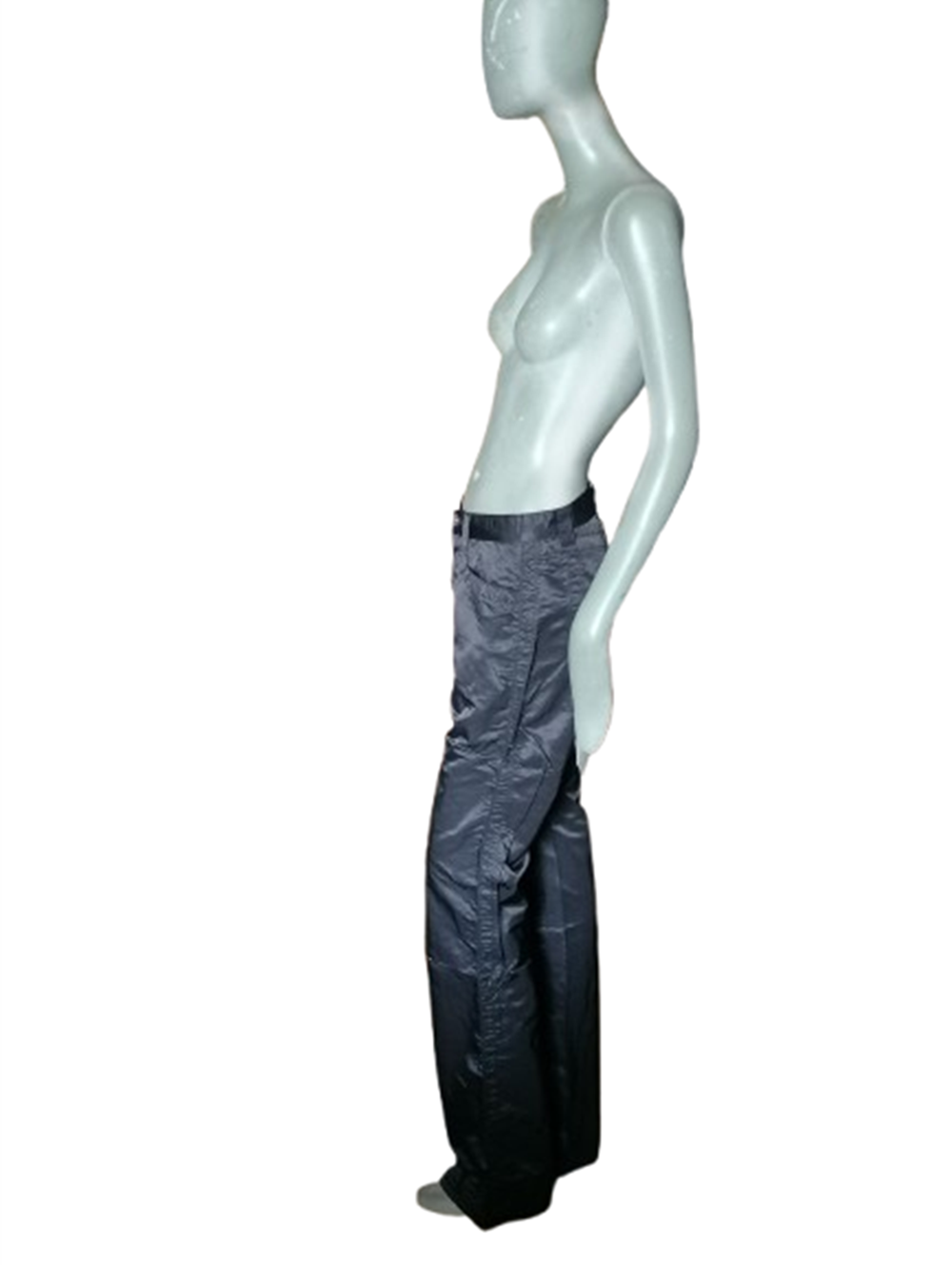 Bikkembergs Pantalon Archive 2003 Zip Latéral Noir