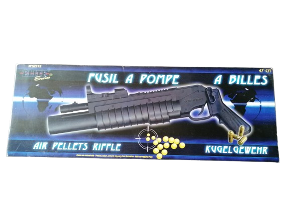 Fusil à pompe ELITE 52112 vintage 47 cm avec boîte et notice