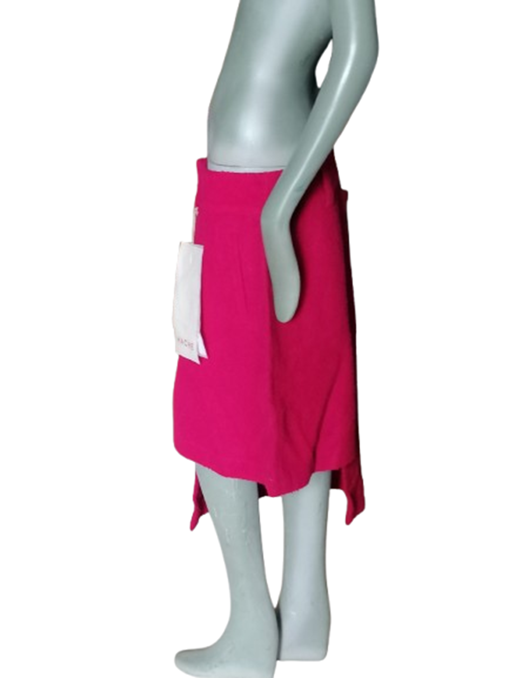 HACHE Archive Deadstock – Jupe asymétrique 100 % laine vierge