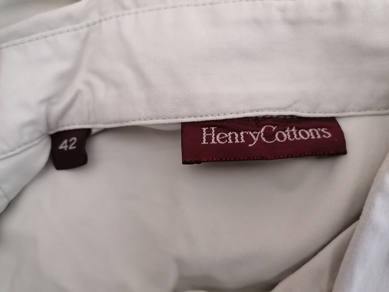 Henry Cotton's Chemise Sans Manches Deadstock Made in Italy