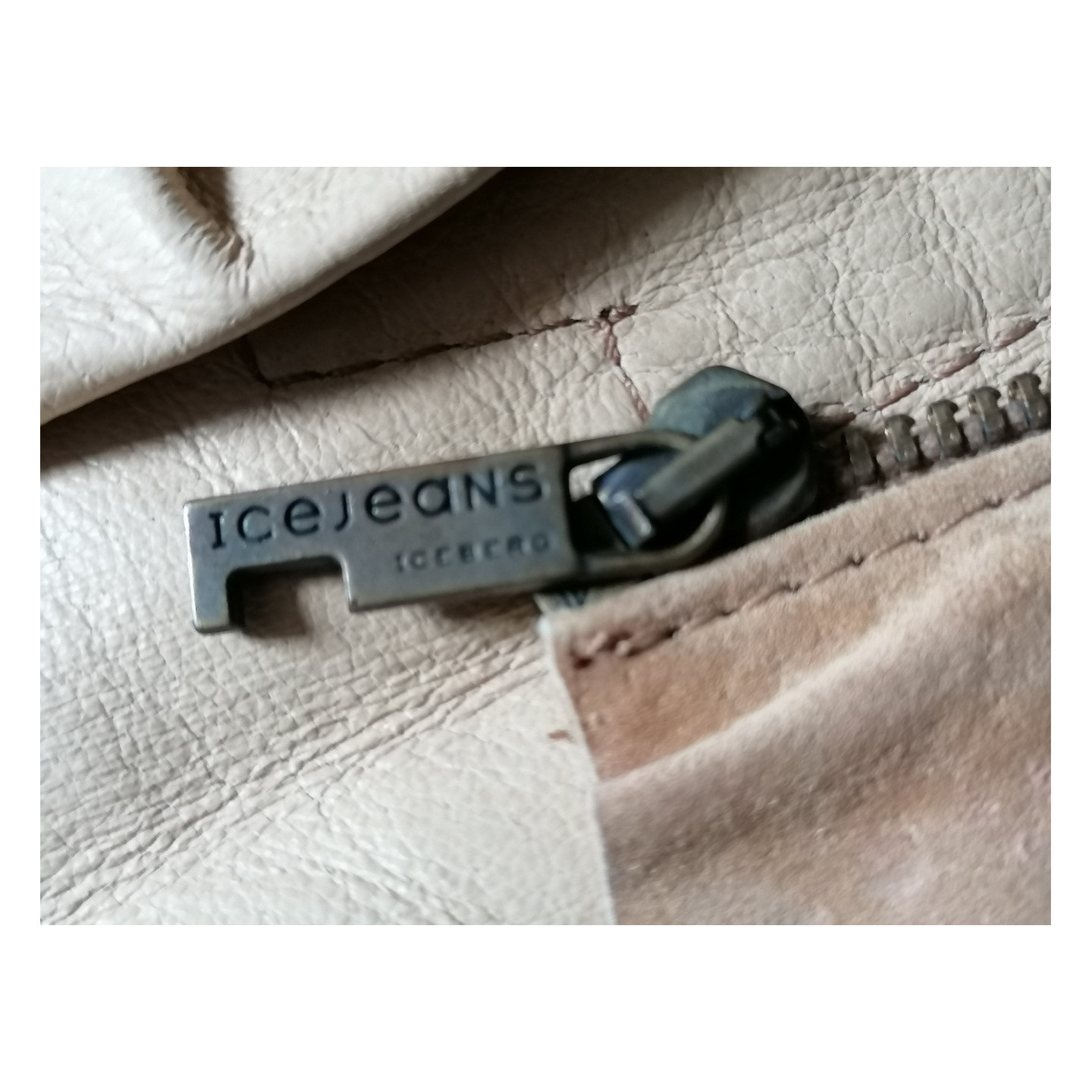Bustier Archive Ice Jeans by Iceberg Cuir Deadstock Made in Italy
