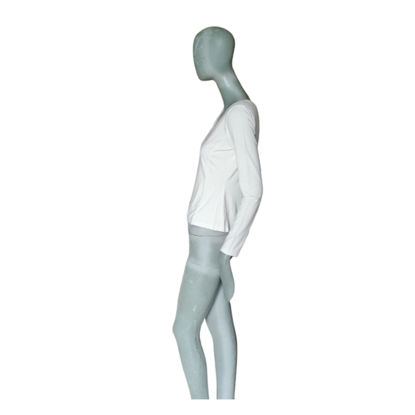 OPPIO Made in Italy – Haut col V blanc premium neuf NOS