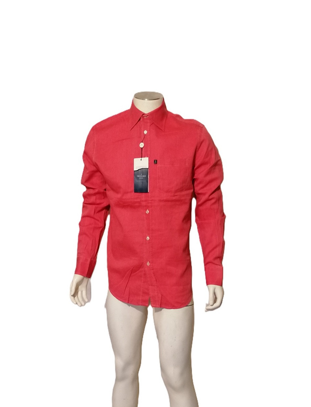 Chemise Trussardi Jeans rose vintage deadstock
