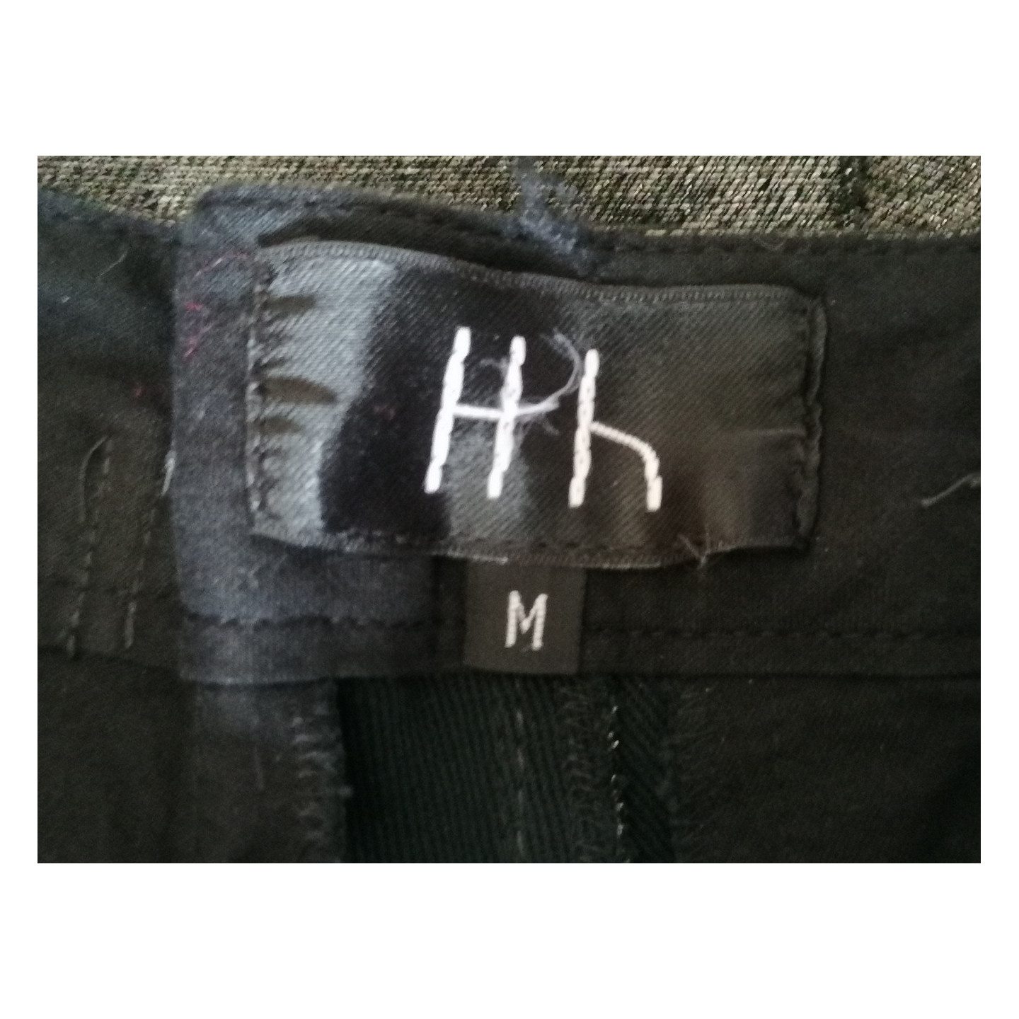 Jupe midi AK deadstock coton enduit métallisé
