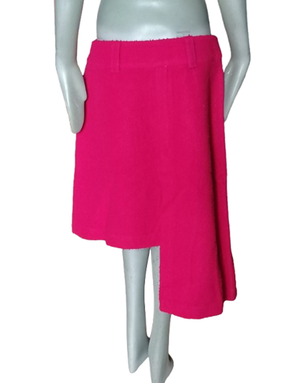 HACHE Archive Deadstock – Jupe asymétrique 100 % laine vierge