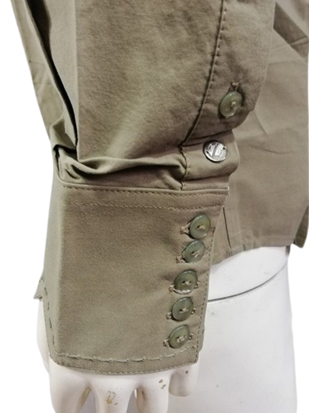 Chemise homme SOURNOI[Z] – Loan, kaki, créateur français