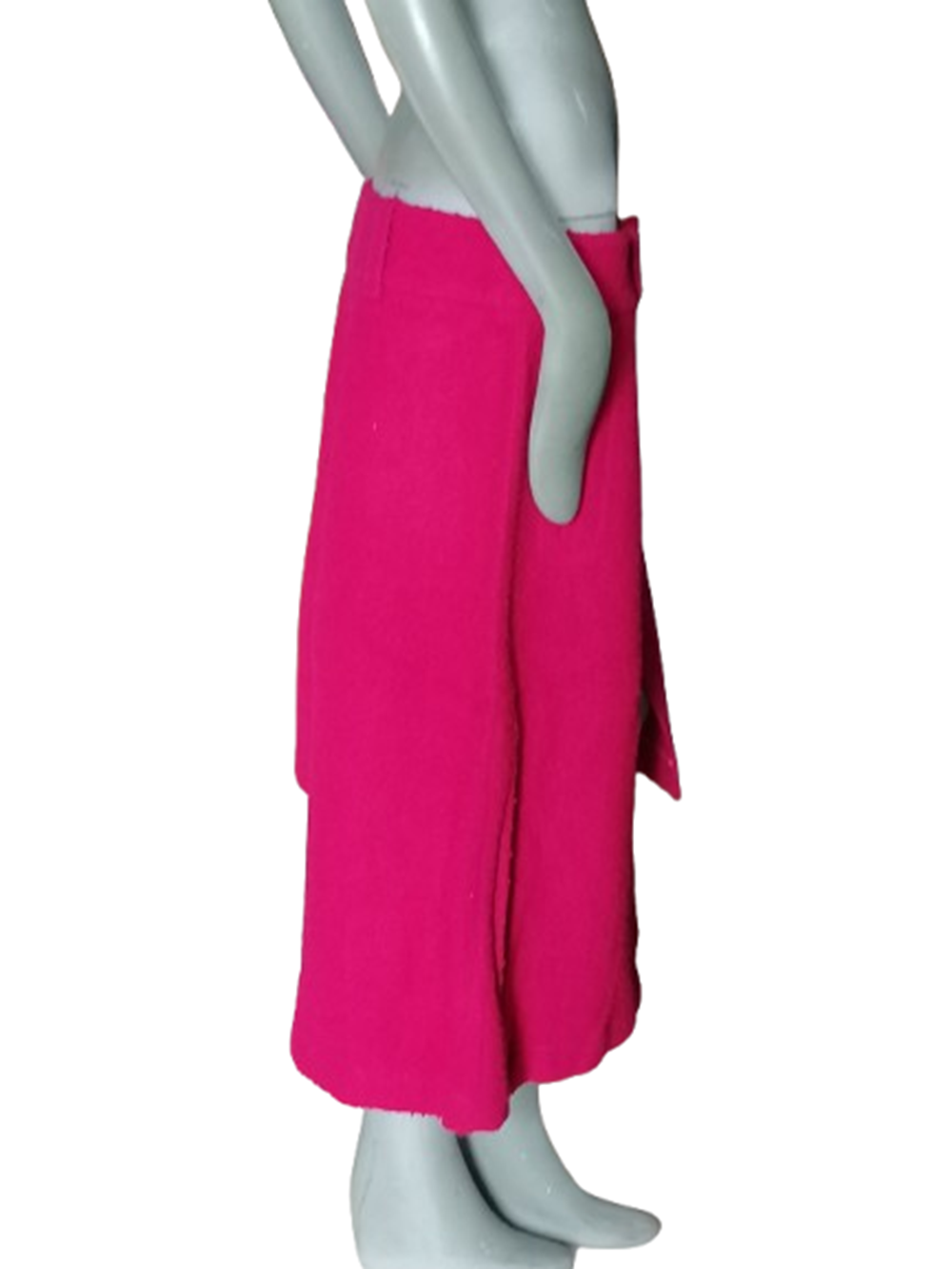 HACHE Archive Deadstock – Jupe asymétrique 100 % laine vierge