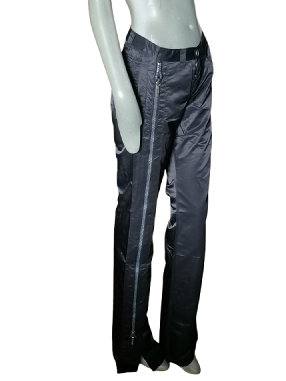 Bikkembergs Pantalon Archive 2003 Zip Latéral Noir