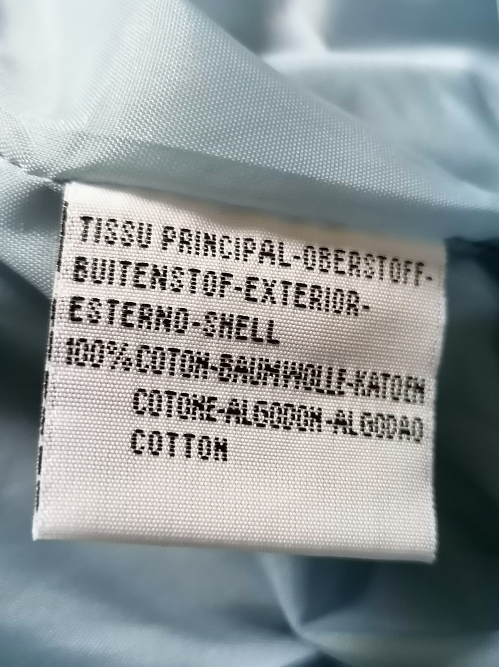 Veste vintage Preference bleu glacé Y2K col fausse fourrure