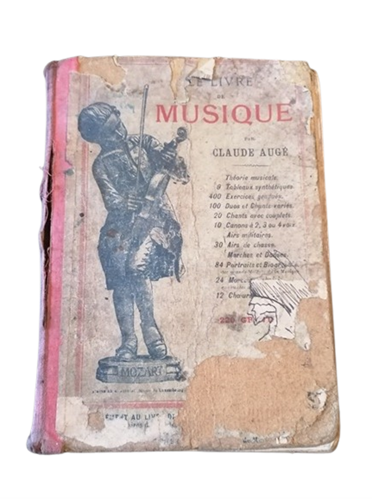 Livre de Musique de Claude Augé – Édition scolaire Larousse 1910–1920