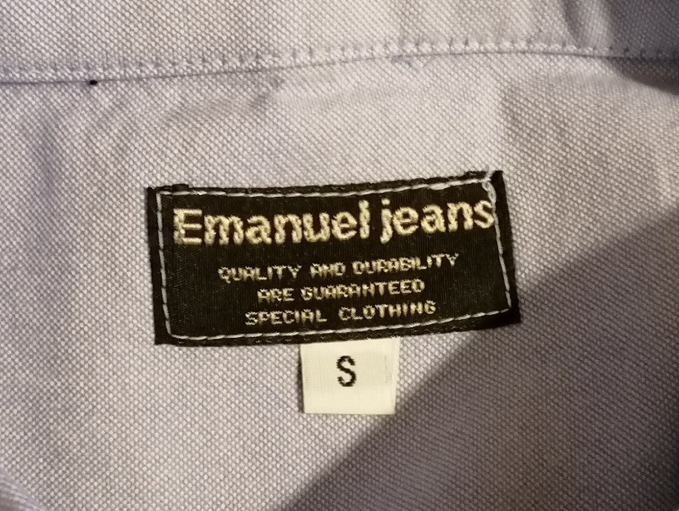 Chemise Emanuel Jeans Deadstock Made in Italy Grandes Tailles