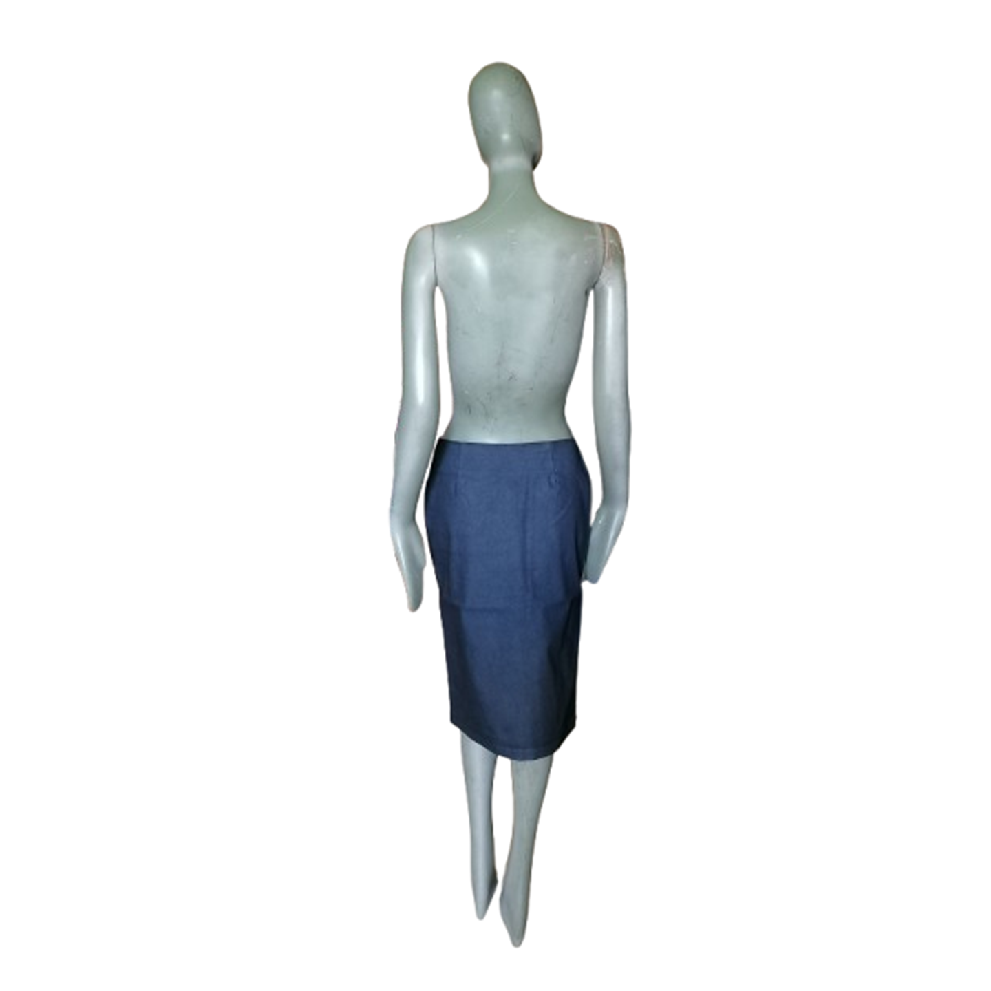 Jupe Crayon Archive Cerruti Jeans Deadstock Effet Enduit